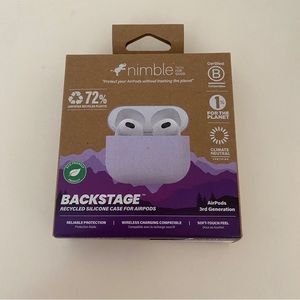 NWT Nimble BackStage Case for AirPods (3rd Generation) - Lilac